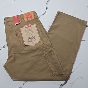 Levi's 565 Men's Size 40x32 Loose Straight Workwear Utility Khaki Stretch NWT